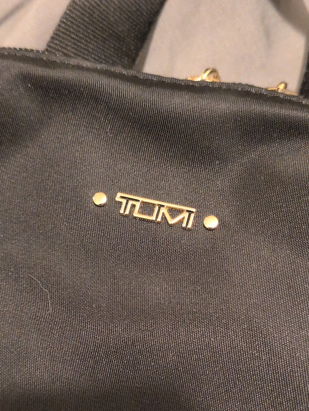Tumi Black Nylon Backpack